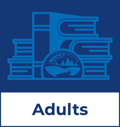 Adults landing page hover button