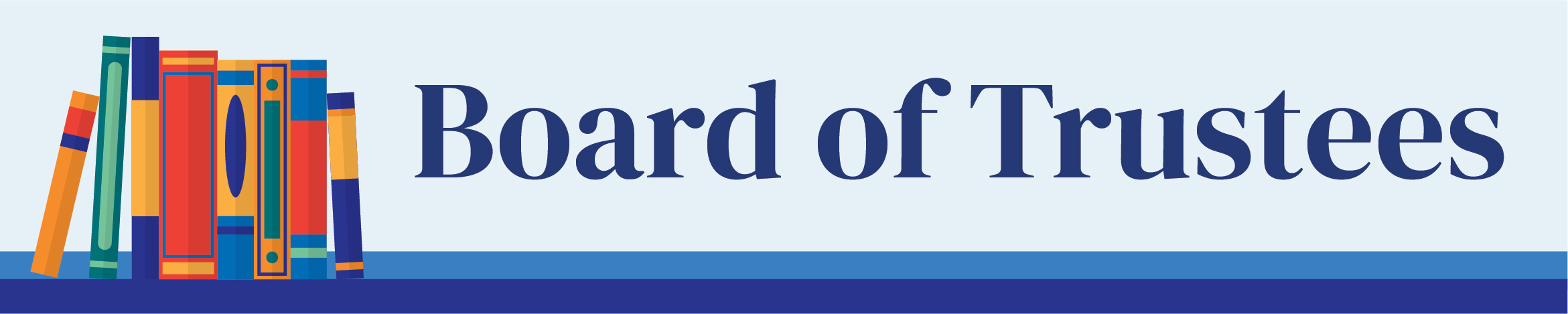 Board of Trustees branded header
