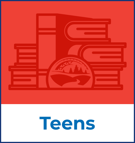 Teens landing page button